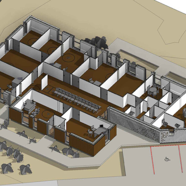 Maquette Rénovation maison de santé l Envergure Architectes