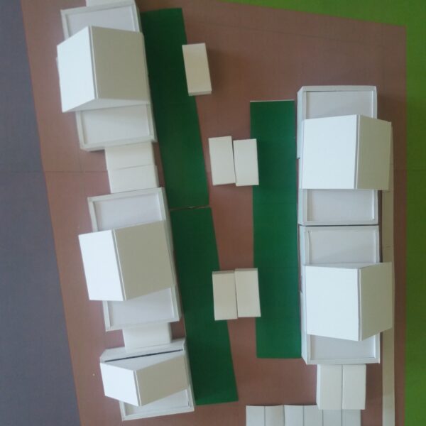 Maquette construction bailleurs sociaux l Envergure Architectes