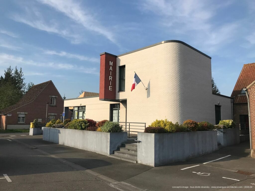 Construction mairie de Thérouanne l Envergure Architectes(1)